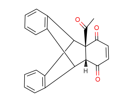 4a-acetyl-1,4,4a,9,9a,10-hexahydro-9,10-o-benzenoanthracene-1,4-dione