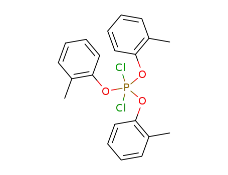 Molecular Structure of 77164-28-4 (dichloro-tris-<i>o</i>-tolyloxy-phosphorane)