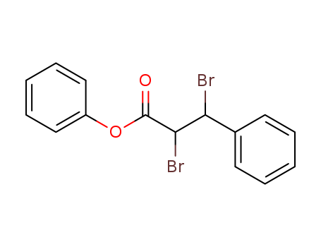 Benzenepropanoic acid, a,b-dibromo-, phenyl ester cas  40326-95-2