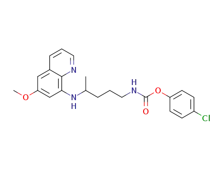 8-[4-(4-chlorophenoxycarbonyl)amino-1-methylbutylamino]-6-methoxyquinoline