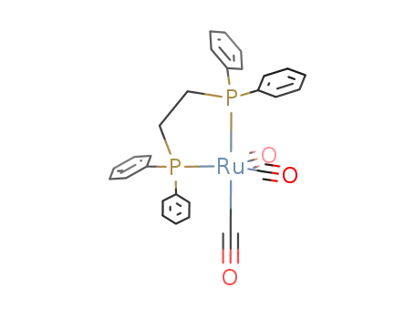 Molecular Structure of 58201-22-2 (tricarbonyl(1,2-bis(diphenylphosphino)ethane)ruthenium<sup>(0)</sup>)