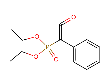 Molecular Structure of 67683-19-6 (Phosphonic acid, (oxophenylethenyl)-, diethyl ester)