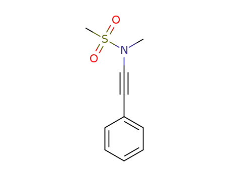 Molecular Structure of 1333483-14-9 (N-methyll-N-(phenylethylnyl)methanesulfonamide)