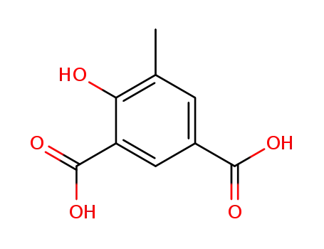 Molecular Structure of 4365-31-5 (4-HYDROXY-5-METHYL-ISOPHTHALIC ACID)