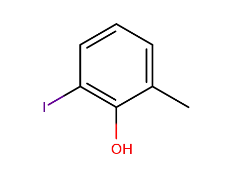 Molecular Structure of 24885-45-8 (Phenol, 2-iodo-6-methyl-)
