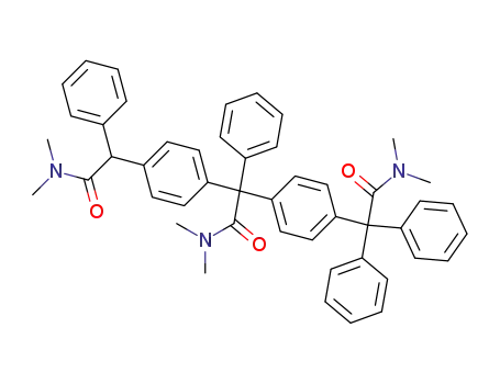 2-[4-(Dimethylcarbamoyl-diphenyl-methyl)-phenyl]-2-[4-(dimethylcarbamoyl-phenyl-methyl)-phenyl]-N,N-dimethyl-2-phenyl-acetamide
