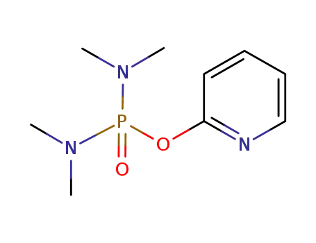 Molecular Structure of 874493-33-1 (pyridin-2-yl N,N,N',N'-tetramethyldiamidophosphate)