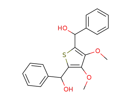 2,5-bis-(phenylhydroxymethyl)-3,4-dimethoxythiophene