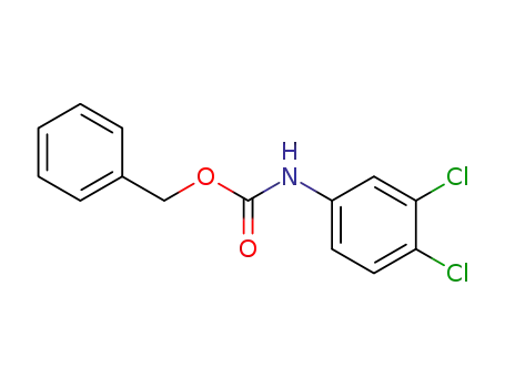 Molecular Structure of 70875-62-6 ((3,4-Dichloro-phenyl)-carbamic acid benzyl ester)