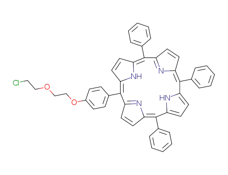 5-<4-(6-chloro-1,4-dioxahexyl)phenyl>-10,15,20-triphenylporphyrin