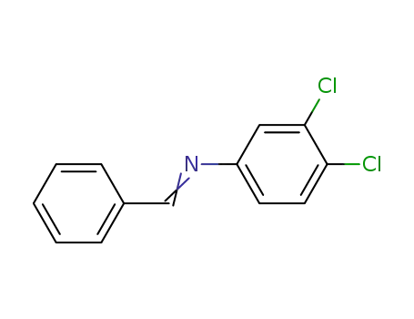 Molecular Structure of 43056-25-3 (Benzenamine, 3,4-dichloro-N-(phenylmethylene)-)