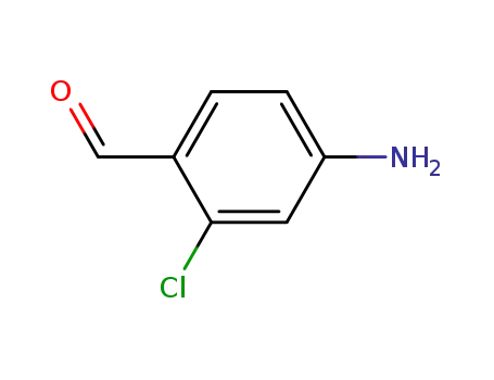 Molecular Structure of 42460-61-7 (4-Amino-2-chlorobenzaldehyde)
