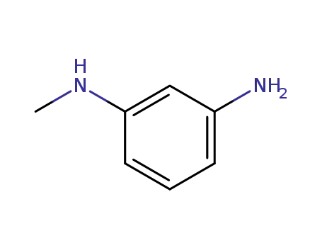 Molecular Structure of 50617-73-7 (N-Methyl-m-phenylenediamine)