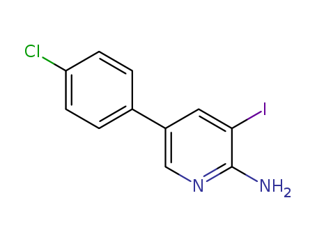 5-(4-Chlorophenyl)-3-iodopyridin-2-amine