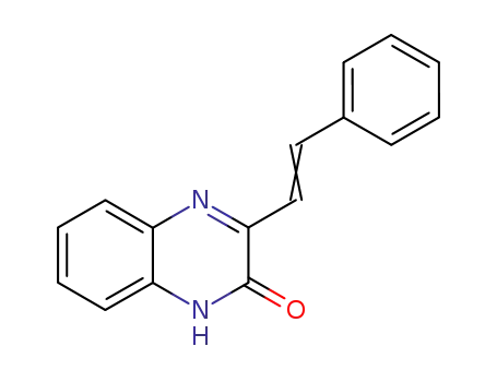 Molecular Structure of 6323-89-3 (3-(2-phenylethenyl)quinoxalin-2(1H)-one)