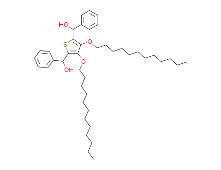 2,5-bis-(phenylhydroxymethyl)-3,4-bis-(dodecyloxy)thiophene