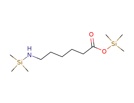 Molecular Structure of 18159-76-7 (Hexanoic acid, 6-[(trimethylsilyl)amino]-, trimethylsilyl ester)