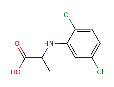 Molecular Structure of 99586-92-2 (<i>N</i>-(2,5-dichloro-phenyl)-alanine)