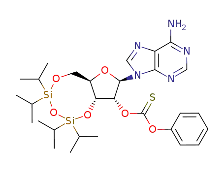 2'-O-<(phenoxythio)carbonyl>-3',5'-O-(1,1,3,3-tetraisopropyl-1,3-disiloxanediyl)adenosine