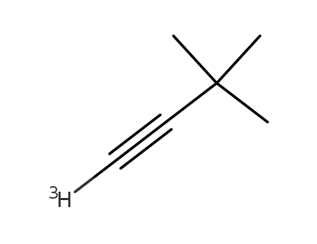 3,3-dimethyl-[1-<sup>3</sup><i>H</i>]but-1-yne