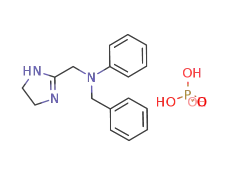Molecular Structure of 154-68-7 (Antazoline phosphate)
