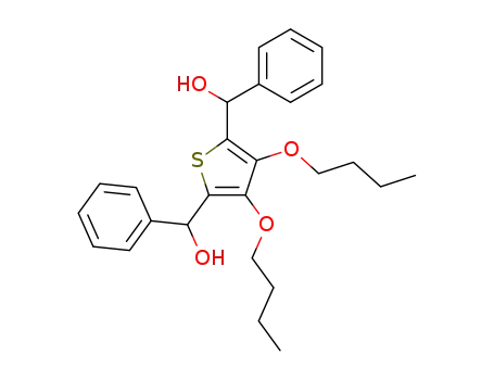 2,5-bis-(phenylhydroxymethyl)-3,4-dibutoxythiophene