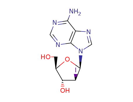 Molecular Structure of 59263-38-6 (2'-iodo-2'-deoxyadenosine)