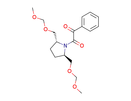 Molecular Structure of 115378-72-8 ((2R,5R)-N-benzoylcarbonyl-trans-2,5-bis(methoxymethoxymethyl)pyrrolidine)