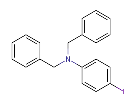 Benzenemethanamine, N-(4-iodophenyl)-N-(phenylmethyl)-