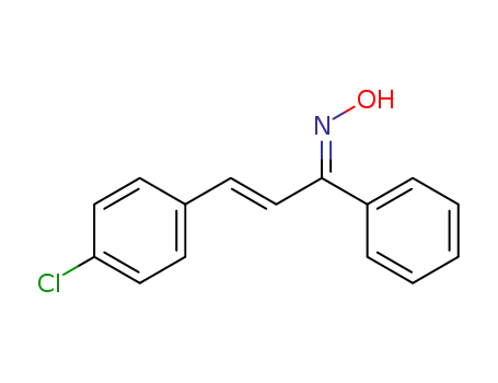 3-(4-chlorophenyl)-1-phenylprop-2-en-1-one oxime