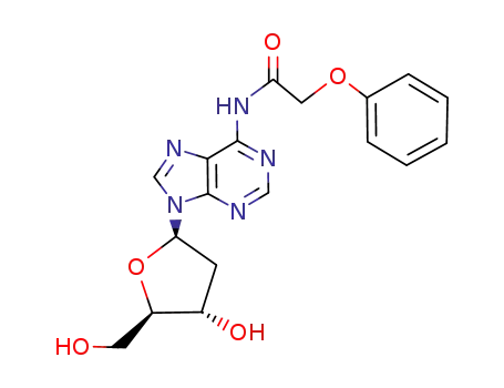 Molecular Structure of 110522-74-2 (N6-PHEAC-DEOXYADENOSINE)