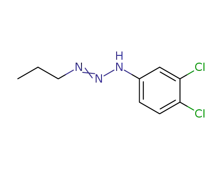 Molecular Structure of 85013-25-8 (n-propyl-3,4-dichlorophenyltriazene)