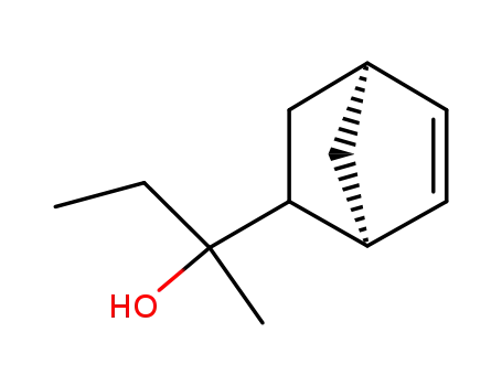 Molecular Structure of 17385-46-5 ((bicyclo<2.2.1>heptene-5 yle-2)-1 methyl-1 propanol-1)