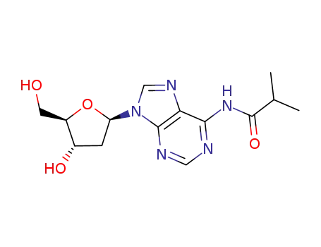 Molecular Structure of 190834-08-3 (N<sup>6</sup>-isobutyryl-2'-deoxyadenosine)