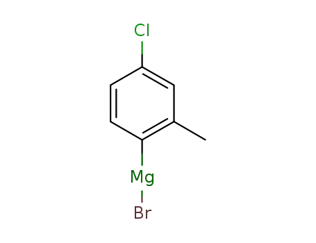 Molecular Structure of 480438-47-9 (4-CHLORO-2-METHYLPHENYLMAGNESIUM BROMID&)