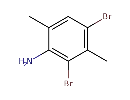 Molecular Structure of 26829-89-0 (2,4-DIBROMO-3,6-DIMETHYLANILINE)