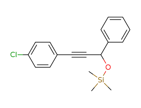 [[3-(4-chlorophenyl)-1-phenyl-2-propynyl]oxy]-trimethylsilane