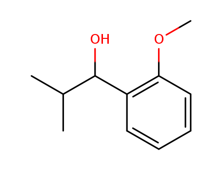 1-(2-methoxyphenyl)-2-methyl-propan-1-ol cas  6642-39-3