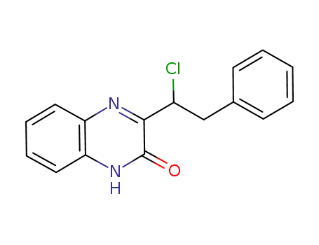 Molecular Structure of 1029476-71-8 (3-(α-chlorophenylethyl)quinoxalin-2(1H)-one)