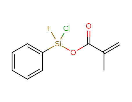 Molecular Structure of 1344680-46-1 (PhSiFClOC(O)C(CH<sub>3</sub>)=CH<sub>2</sub>)