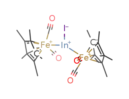 Molecular Structure of 871347-07-8 ([Cp(*)Fe(CO)2]2InI)