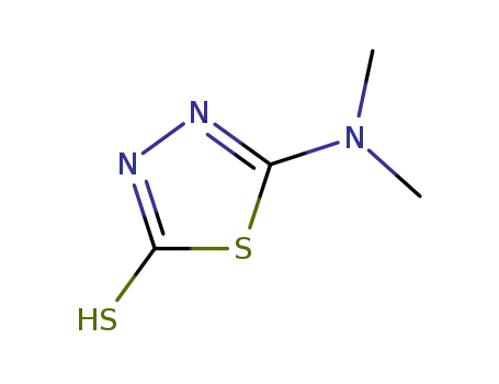 Molecular Structure of 2810-66-4 (5-(dimethylamino)-1,3,4-thiadiazole-2(3H)-thione)