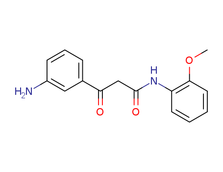 Benzenepropanamide,3-amino-N-(2-methoxyphenyl)-b-oxo-