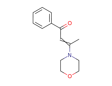 Molecular Structure of 14091-94-2 (1-Phenyl-3-morpholino-2-butene-1-one)