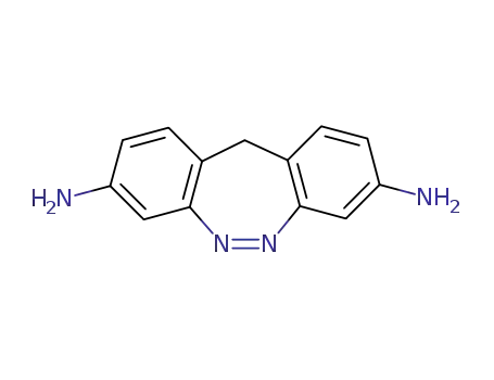 Molecular Structure of 30504-51-9 (11<i>H</i>-dibenzo[<i>c</i>,<i>f</i>][1,2]diazepine-3,8-diamine)