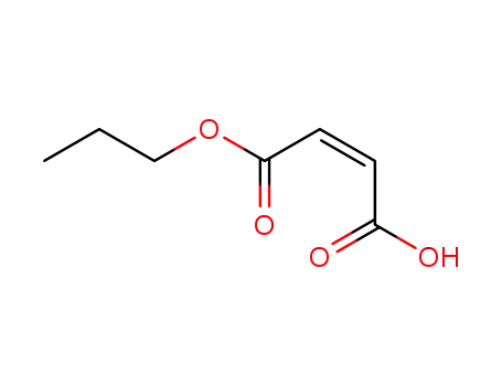 Molecular Structure of 925-03-1 (propyl hydrogen maleate)