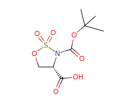 3(S)-(tert-butoxycarbonyl)-1,2,3-oxathiazolidine-4-carboxylicacid-2,2-dioxide