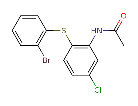 acetic acid-[2-(2-bromo-phenylsulfanyl)-5-chloro-anilide]
