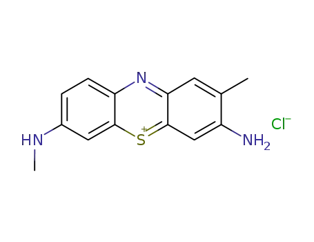 C<sub>14</sub>H<sub>14</sub>N<sub>3</sub>S<sup>(1+)</sup>*Cl<sup>(1-)</sup>