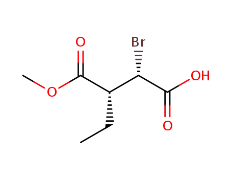 Butanedioic acid, 2-bromo-3-ethyl-, 4-methyl ester, [S-(R*,S*)]- (9CI)